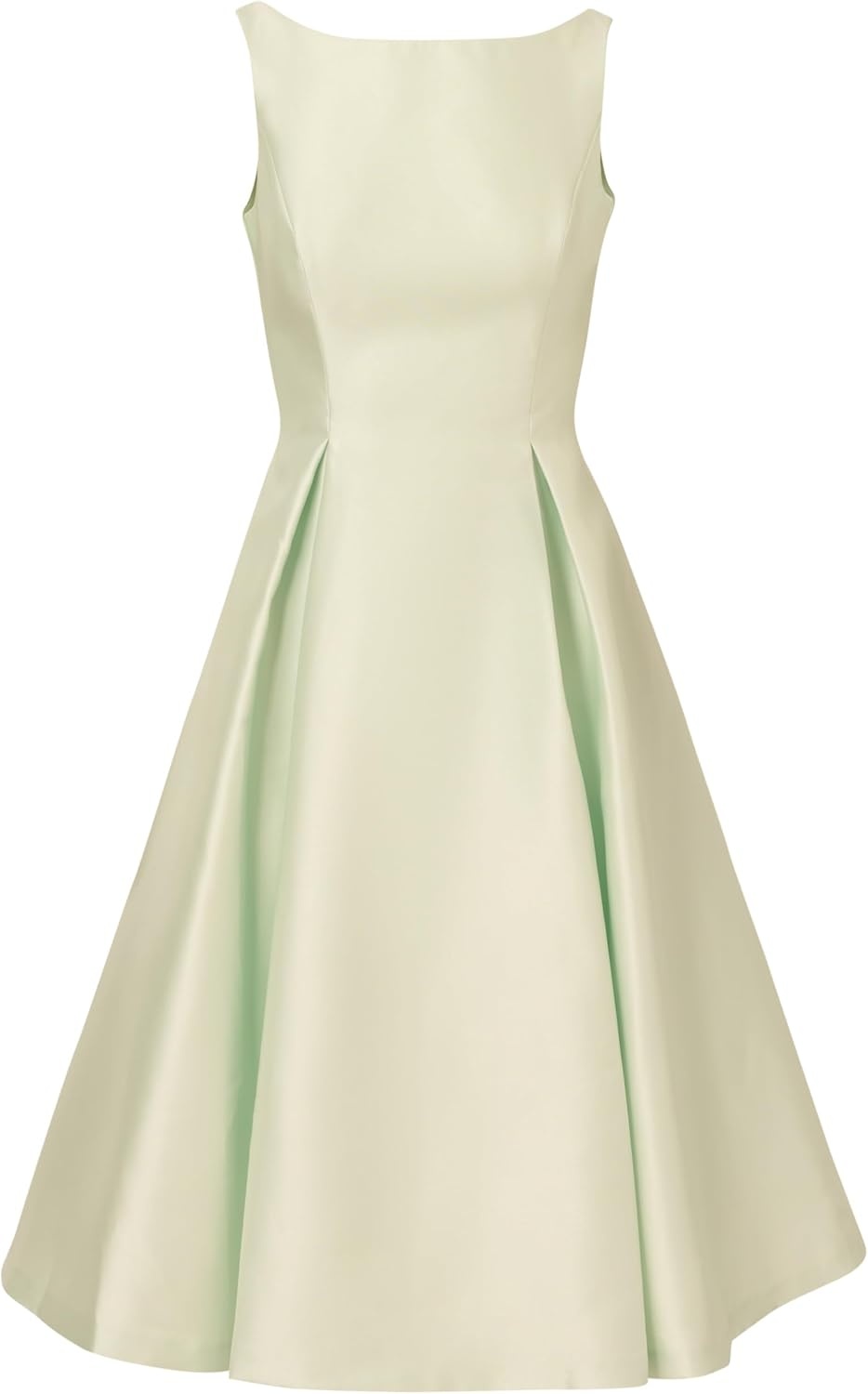 image:imageAdrianna Papell Sleeveless Tea Length Dress Desert FlowerAloe Mist
