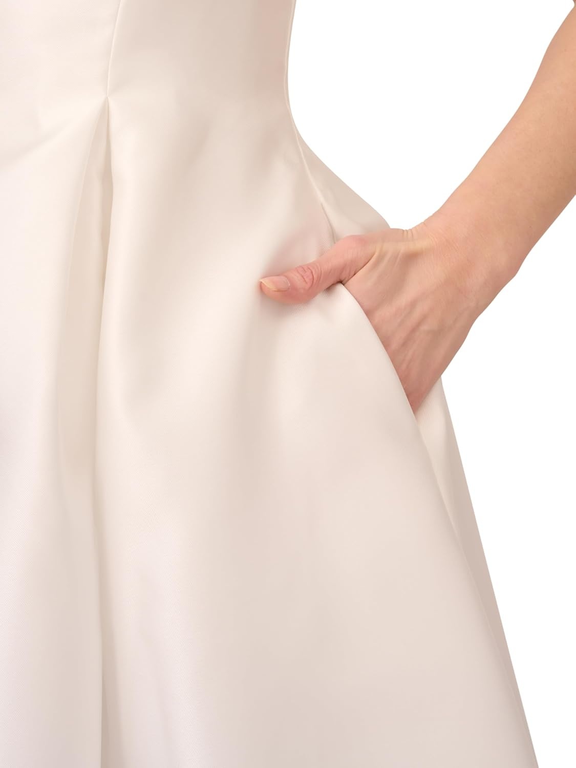 image:imageAdrianna Papell Sleeveless Tea Length Dress Desert FlowerIvory