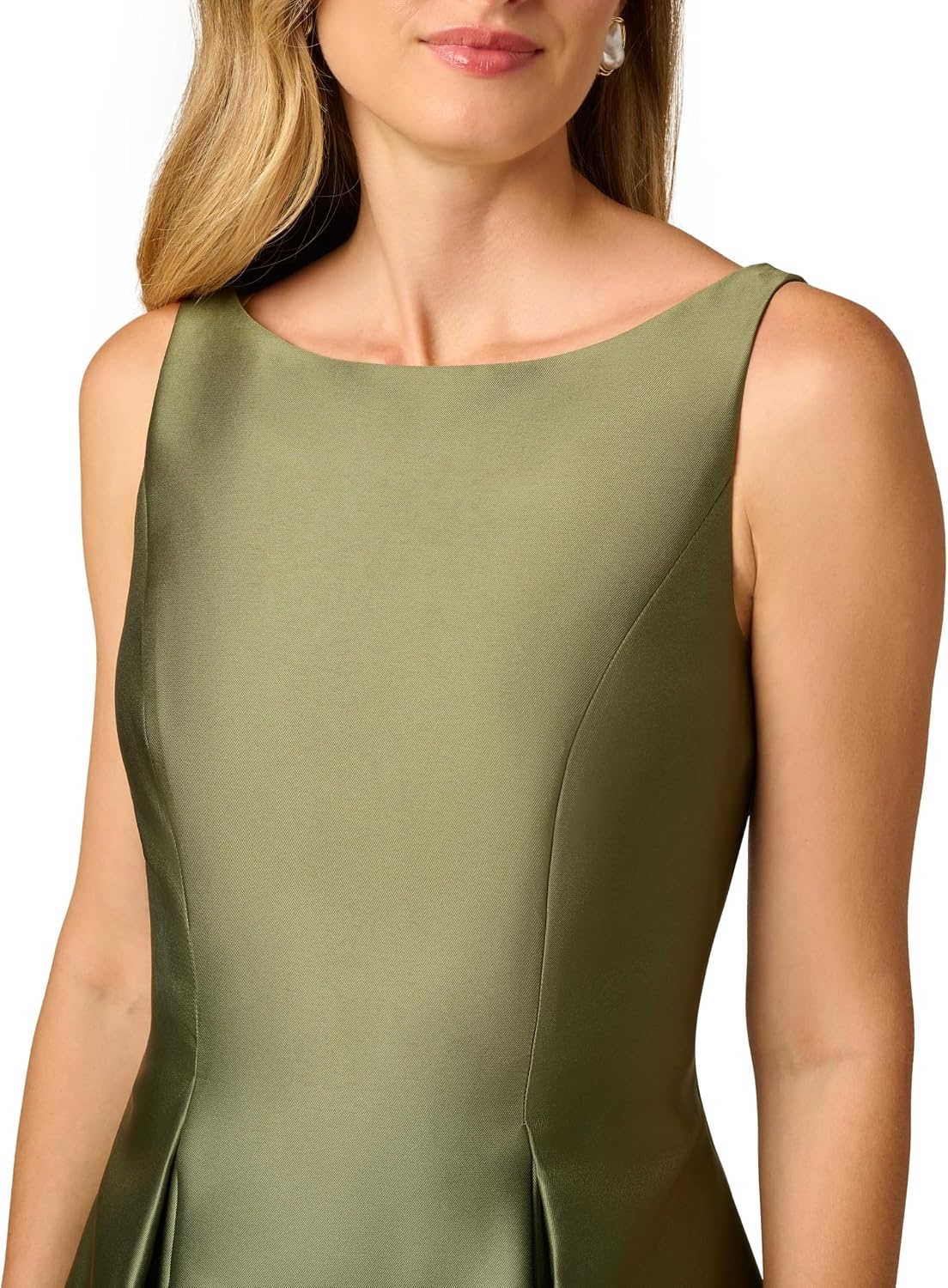 image:imageAdrianna Papell Sleeveless Tea Length Dress Desert FlowerJungleoliv